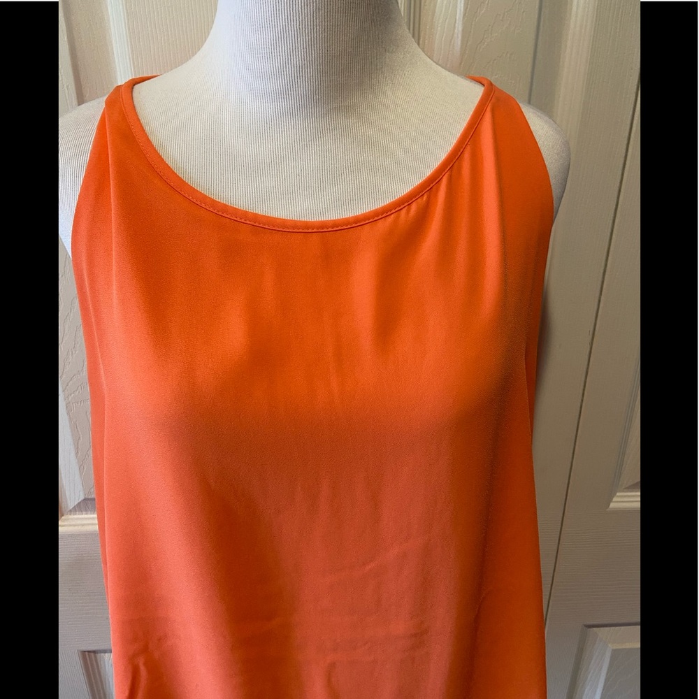 Gorgeous Coral Two-Layer Top by Alice Collection - Picture 3 of 12